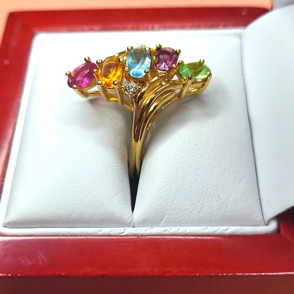 Gem Stone Ring - image 2